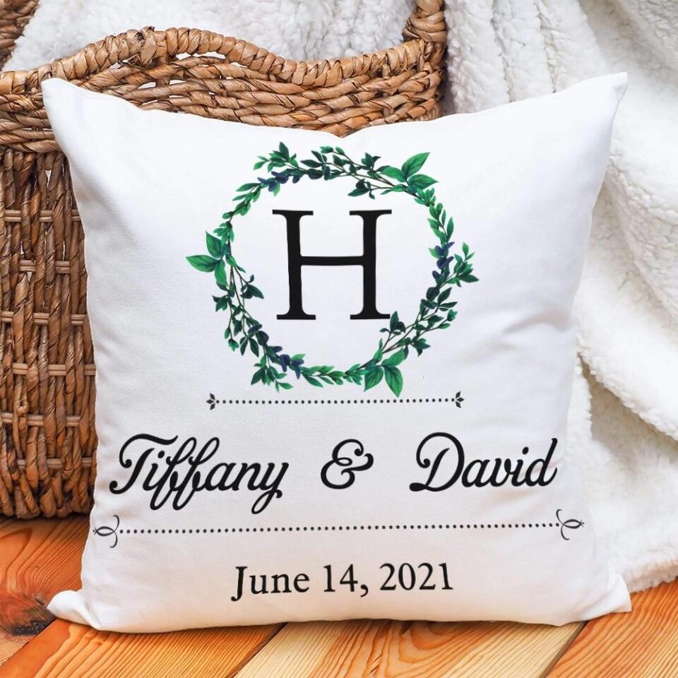 Personalized Anniversary Gift for Him, Birthday Present - 2nd 4th 12th Pillow Gift, Home Decor, Gift for Her - 208IHNTHPI510