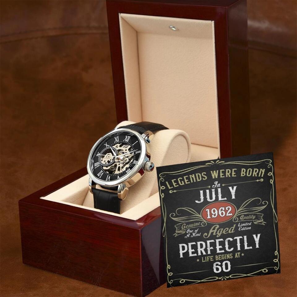 Legends Were Born One Of A Kind Limited Edition Personalized Watch