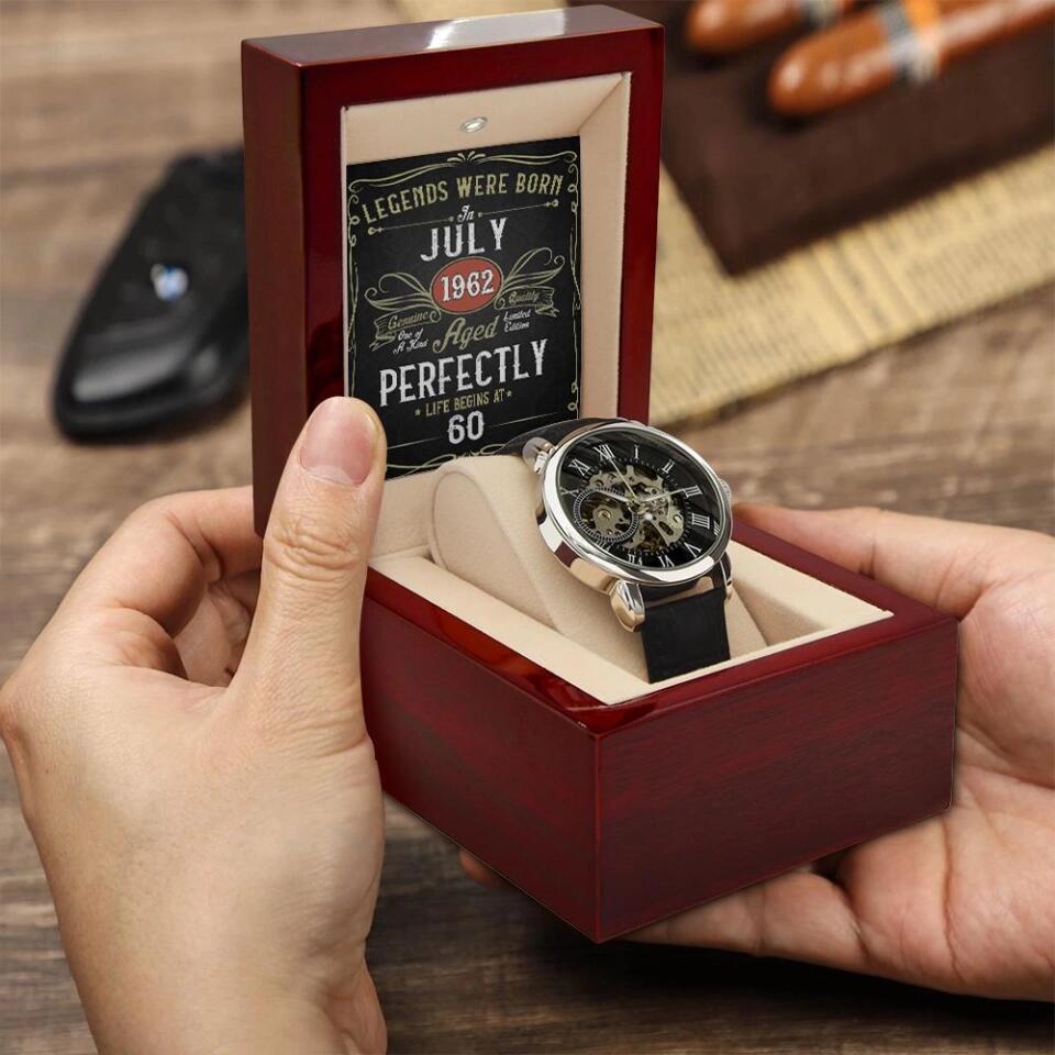 Legends Were Born One Of A Kind Limited Edition Personalized Watch