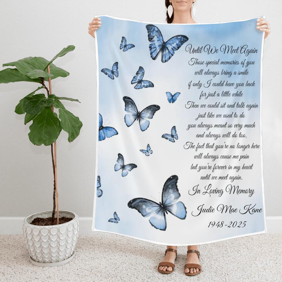 Until We Meet Again - In Loving Memory - Best Memory Gift Loss Husband/Wife - 209IHNNPBL585