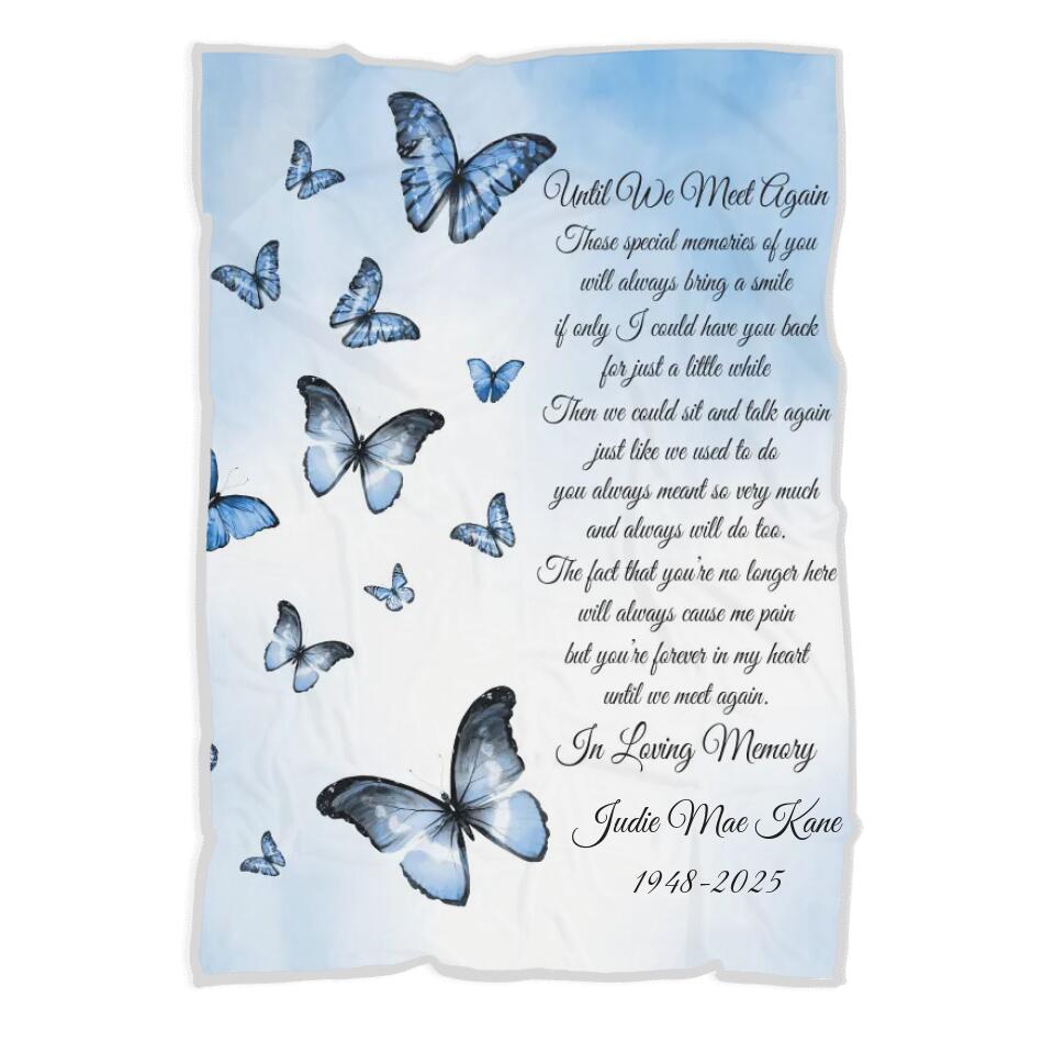 Until We Meet Again - In Loving Memory - Best Memory Gift Loss Husband/Wife - 209IHNNPBL585