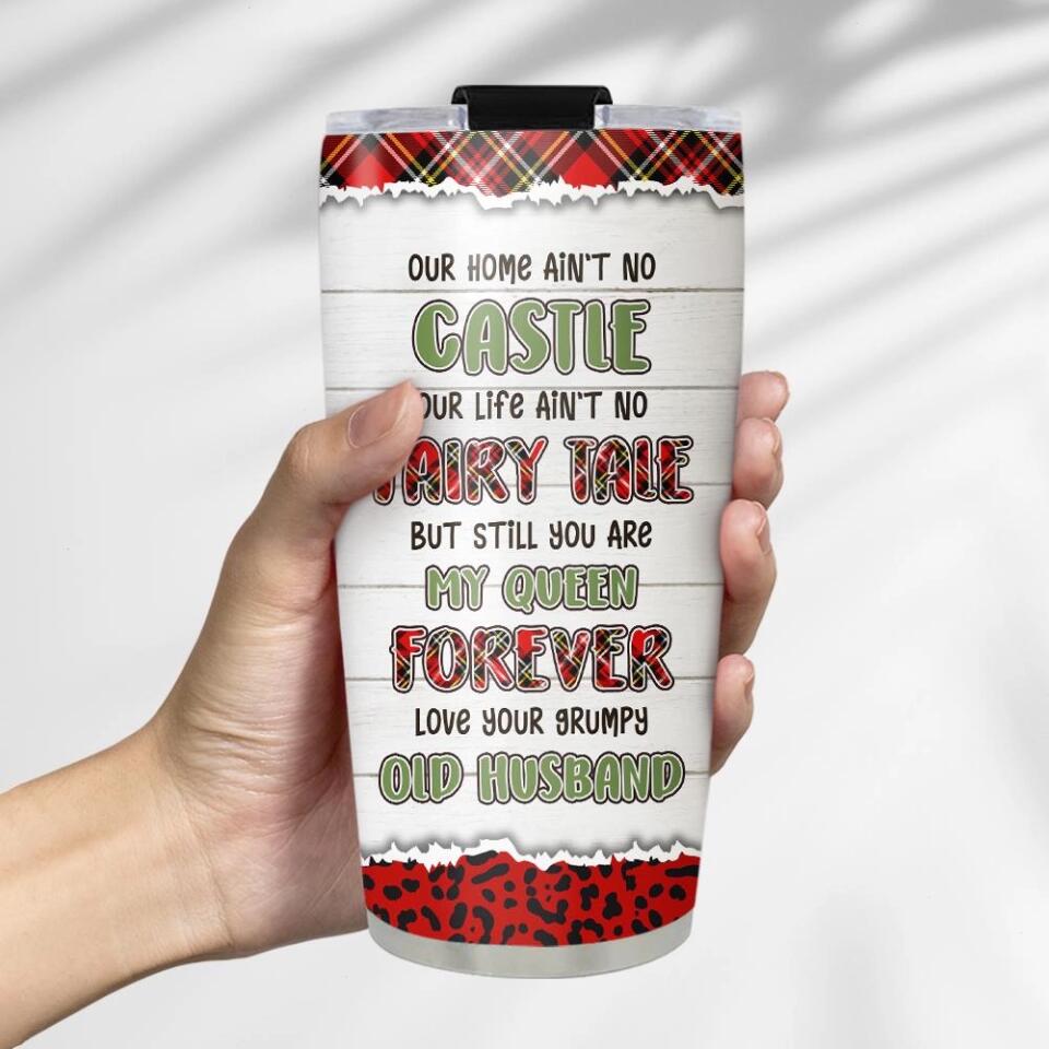 You Are My Queen Forever Personalized Tumbler