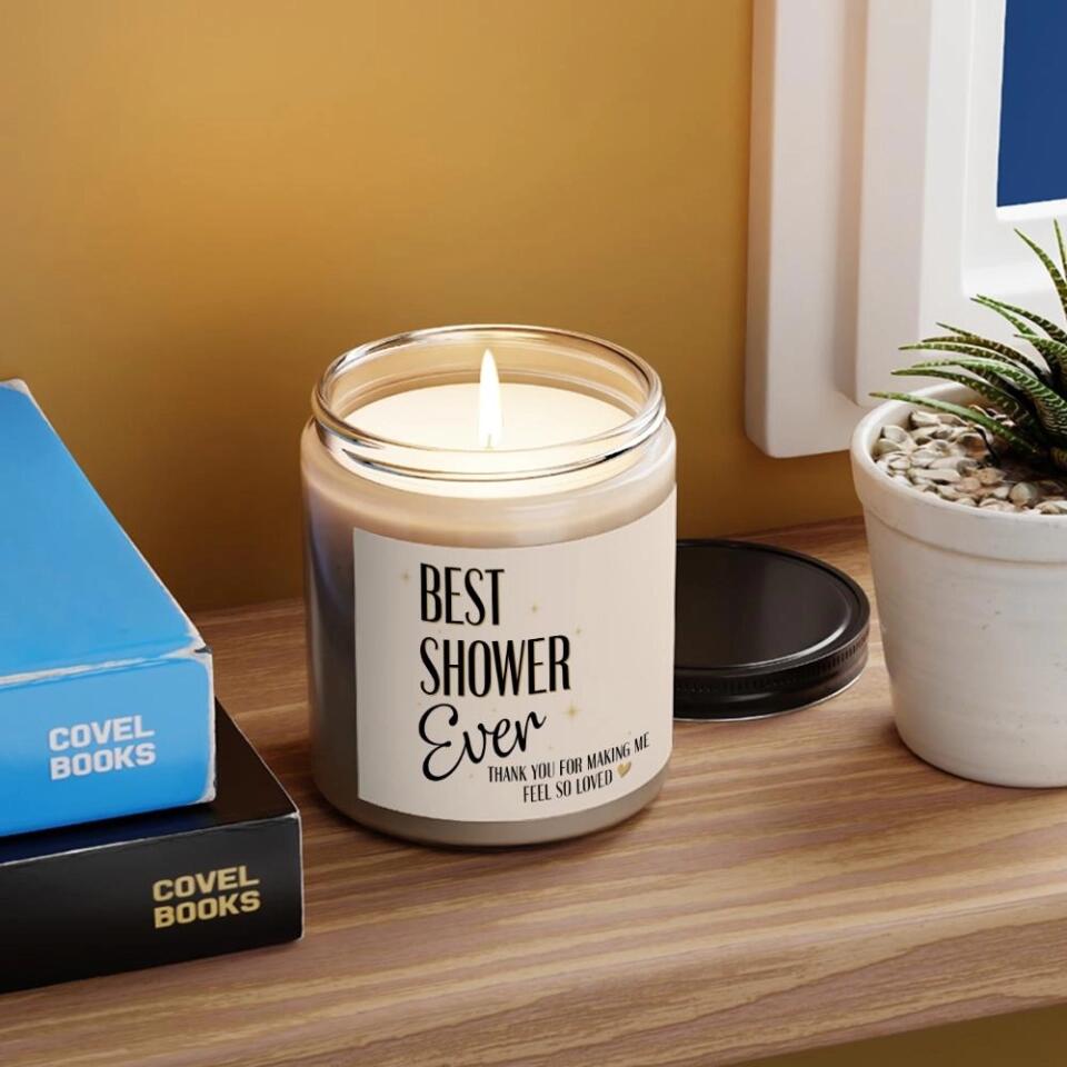 Best Shower Ever Custom Candle Gift For Hostess Baby Shower