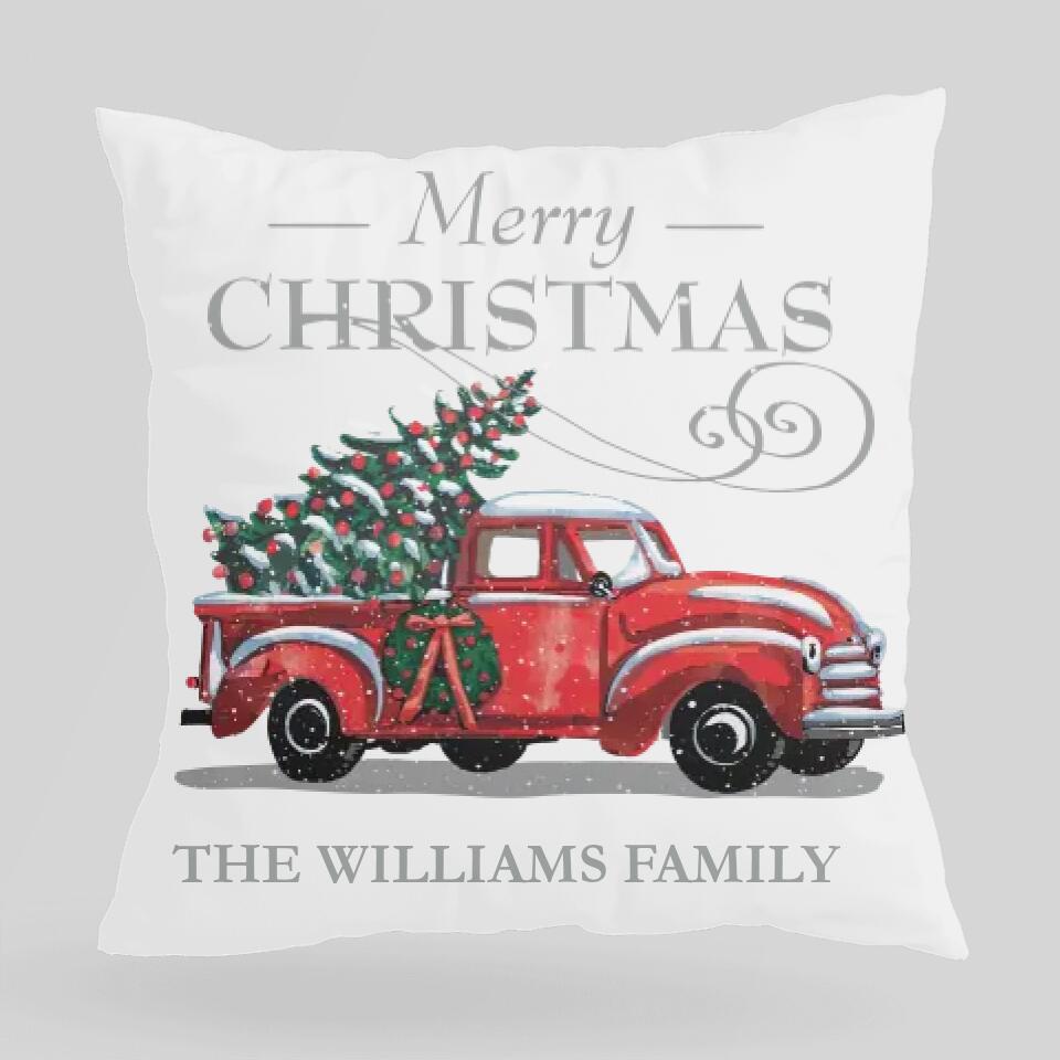 Christmas Truck With Tree Pillow Christmas Gift For Family