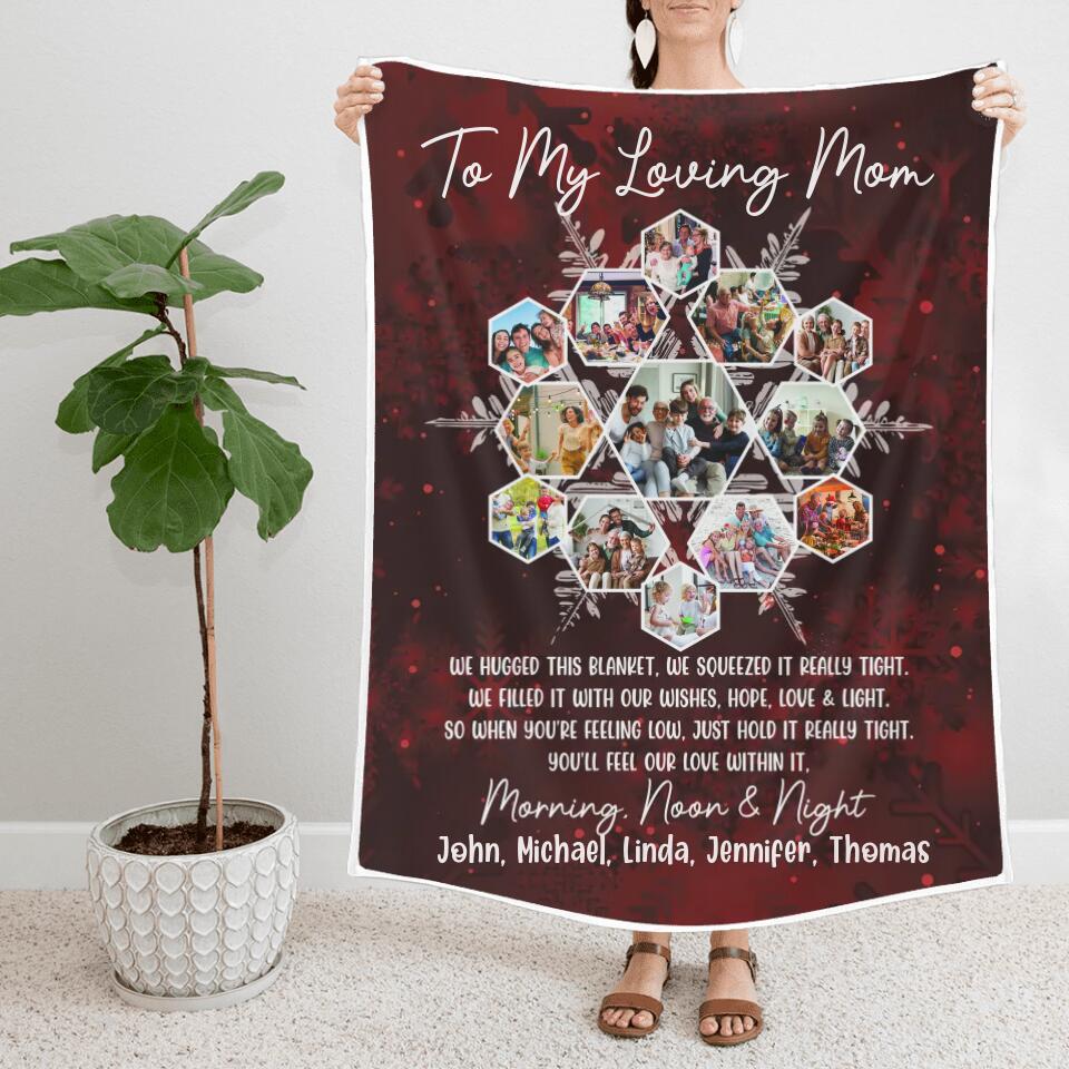 When You're Feeling Low, Just Hold It Really Tight - Personalized Blanket - Best Gifts For Dad Mom Grandparents Wife Husband On Christmas - 210IHPLNBL453