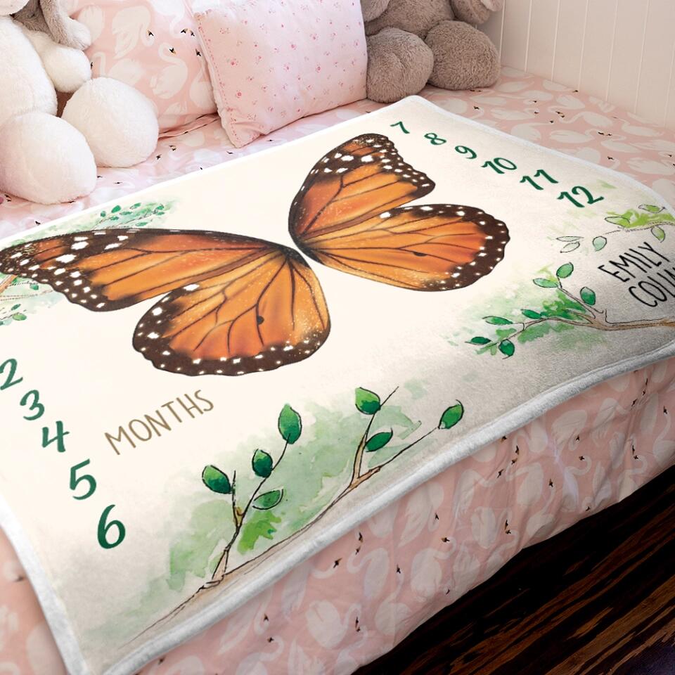 Butterfly Wings Baby Shower Decorations Blanket Gift For Baby