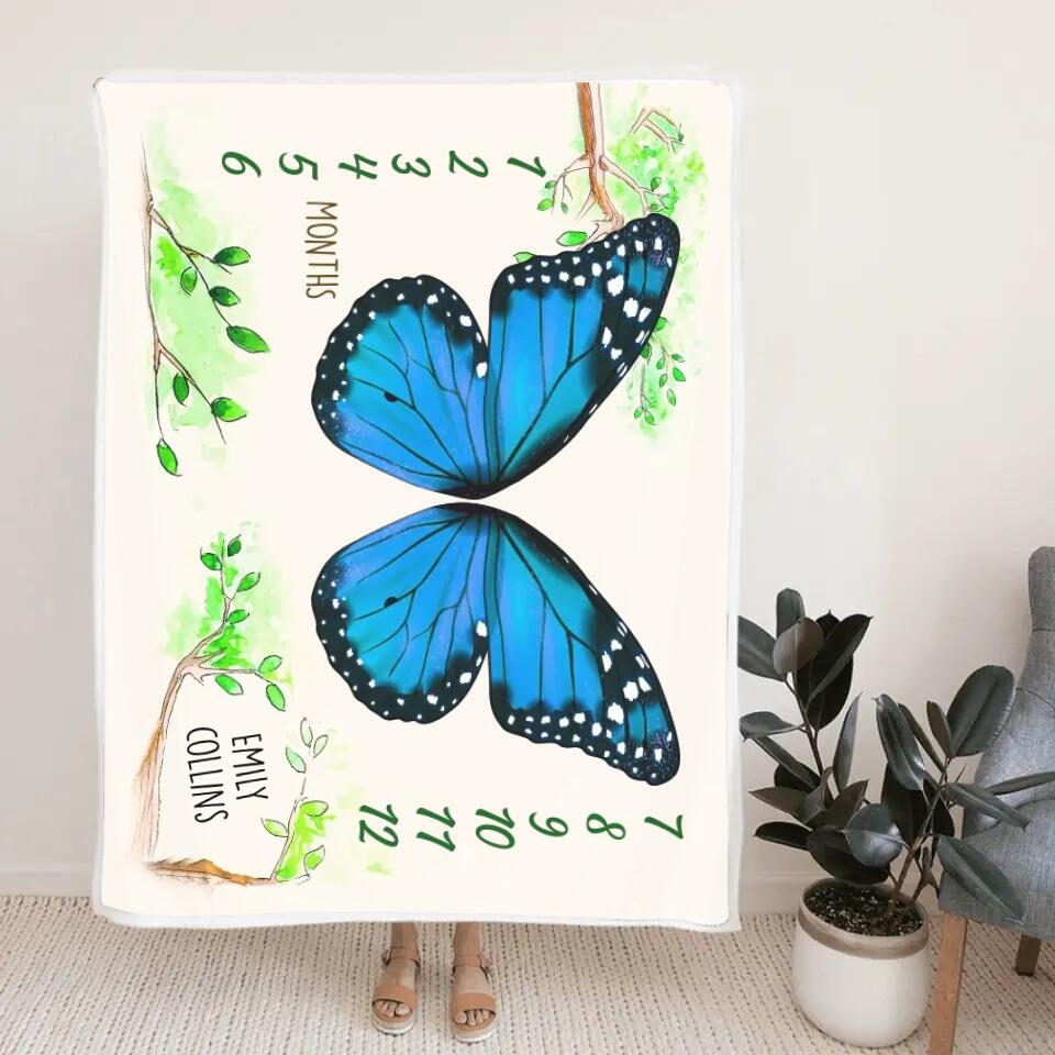 Butterfly Wings Baby Shower Decorations Blanket Gift For Baby