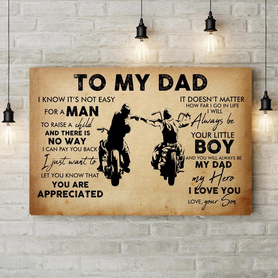 To My Dad My Dad Basket Bros Custom Canvas Poster Gift For Dad Basketball Lovers