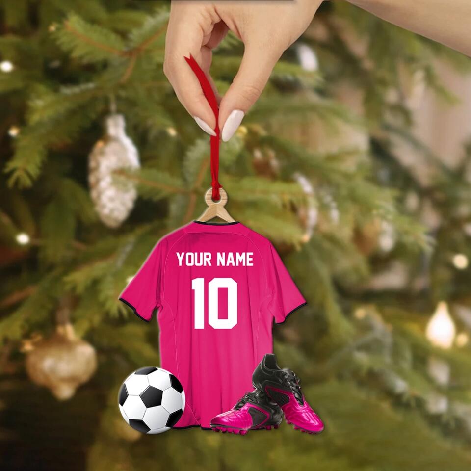 Football Uniform - Personalized Acrylic Ornament - Best Gift For Football Lover For Him On Christmas - 211ICNLNOR235