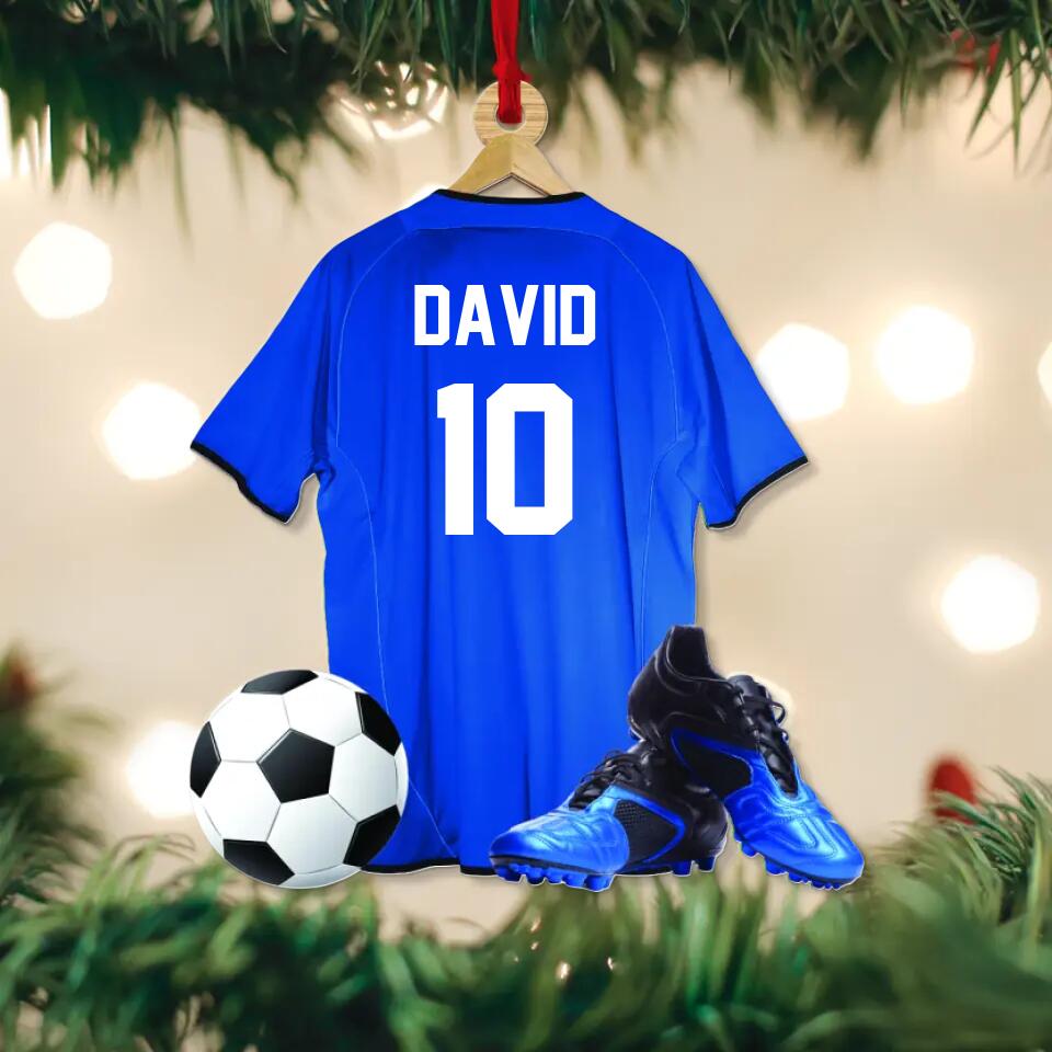 Football Uniform - Personalized Acrylic Ornament - Best Gift For Football Lover For Him On Christmas - 211ICNLNOR235