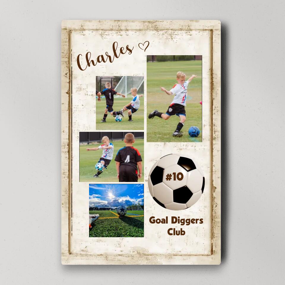 Goal Diggers Club Custom Canvas Poster Gift For Soccer Lovers