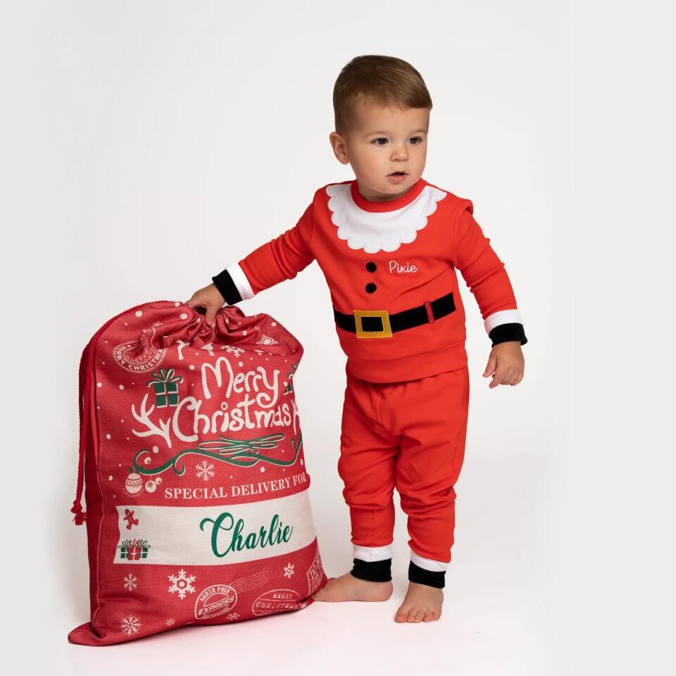 Merry Chrismast Special Gift Delivery - Personalized Christmas Sack Bag