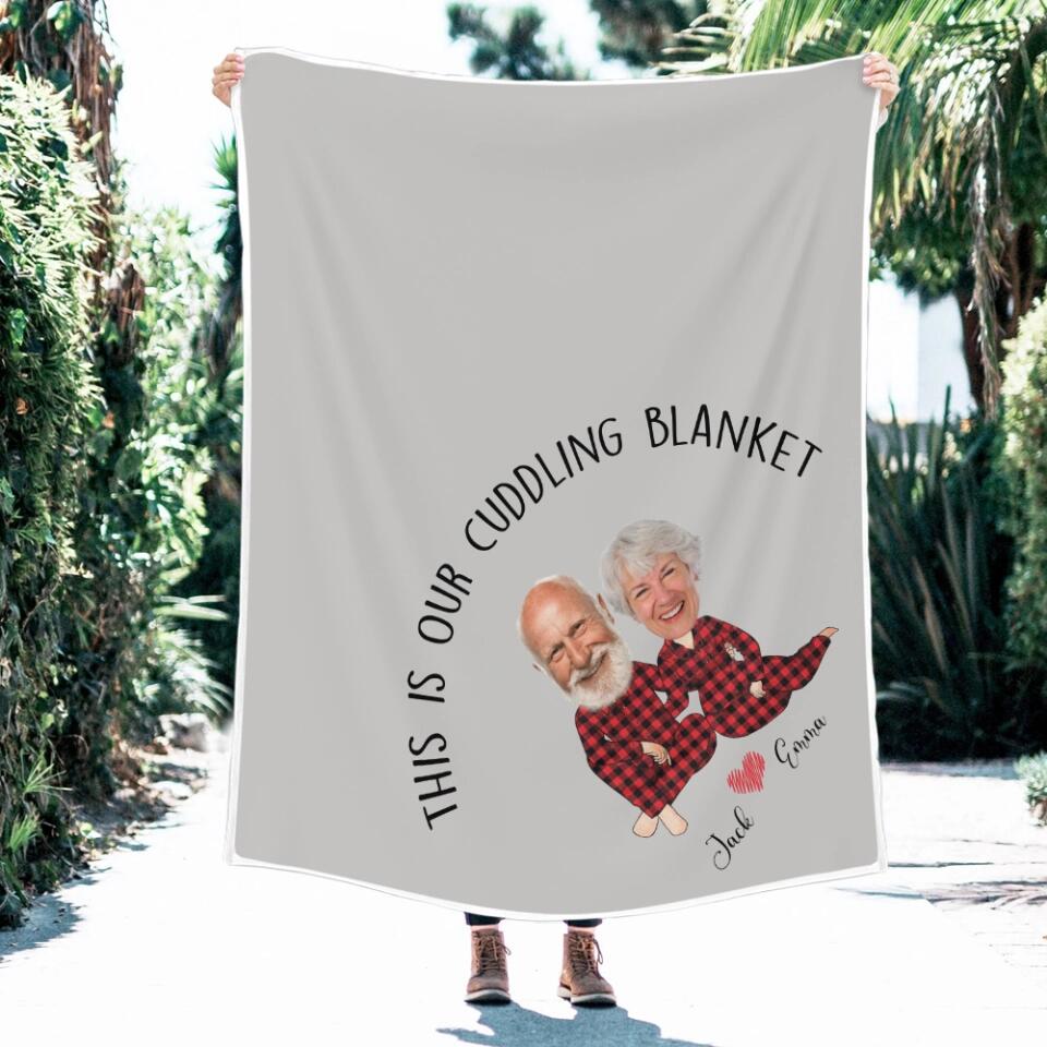 This Is Our Cuddling Blanket Custom Blanket Anniversary Gift For Couples