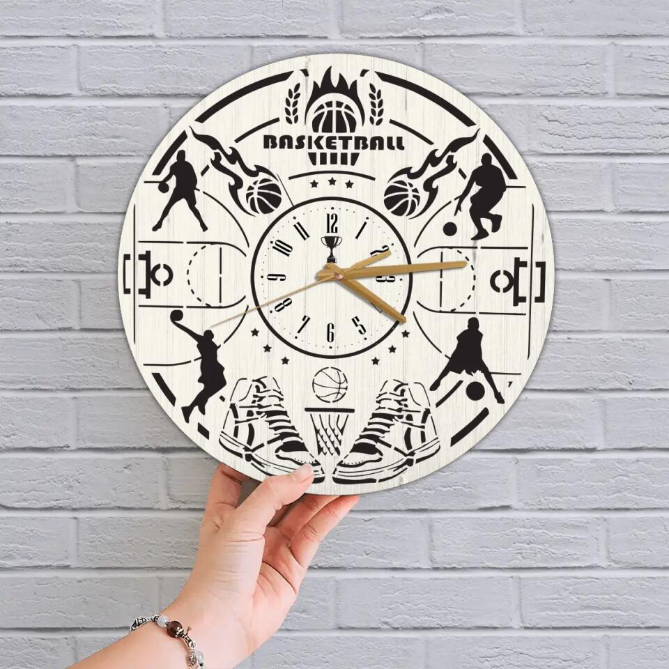 Basketball Wall Clock Gifts For Baseball Lovers