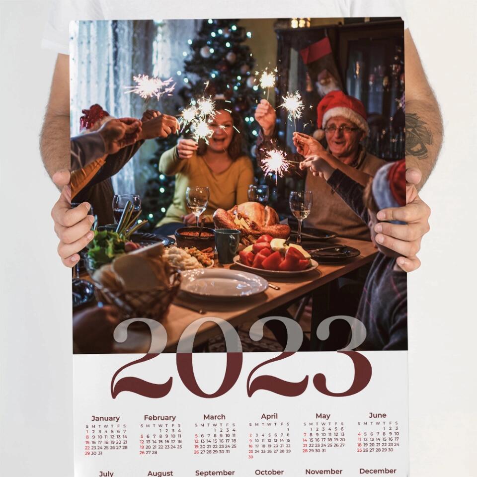 Wall Calendar 2023 Custom Calendar New Year Gifts For Family