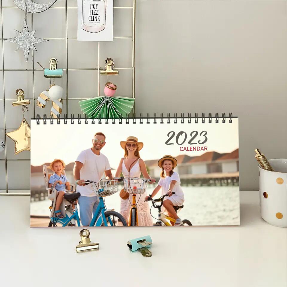 Snapshots of Time Custom Calendar Gift For Family On New Year 2025