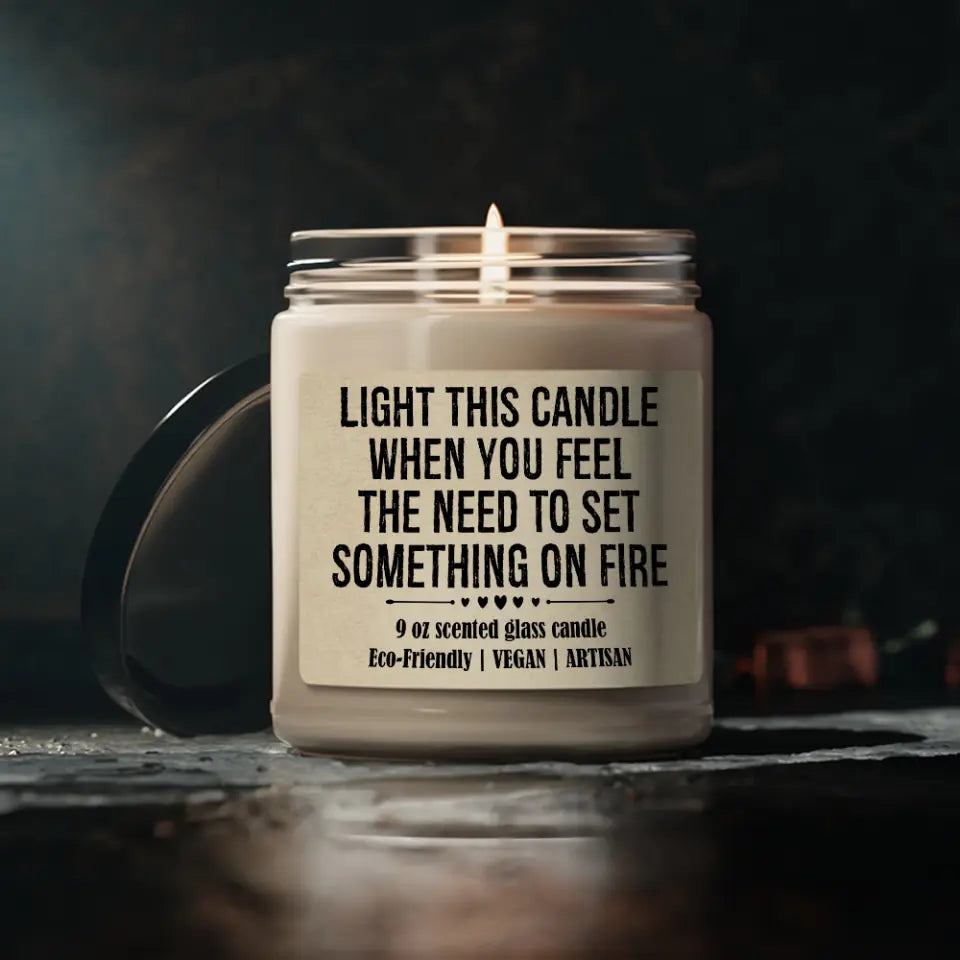Light This Candle Special Candle Funny Gift For Coworker