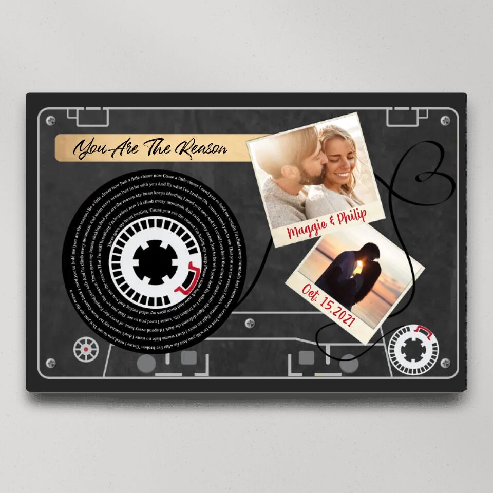 Favorite Things Lyrics Custom Canvas Poster Anniversary Gift For Couple