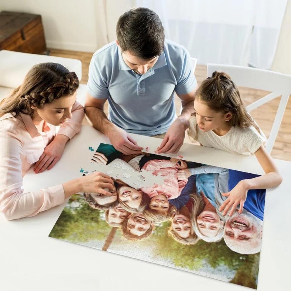 Birthday Gift, Wedding Gift, Anniversary Gift, Wedding Gift, Custom Puzzle, Jigsaw Puzzle, Picture Puzzle, Photo Puzzle - Best Gift For Familly Couple Parents Kids - 212IHPVSPZ589