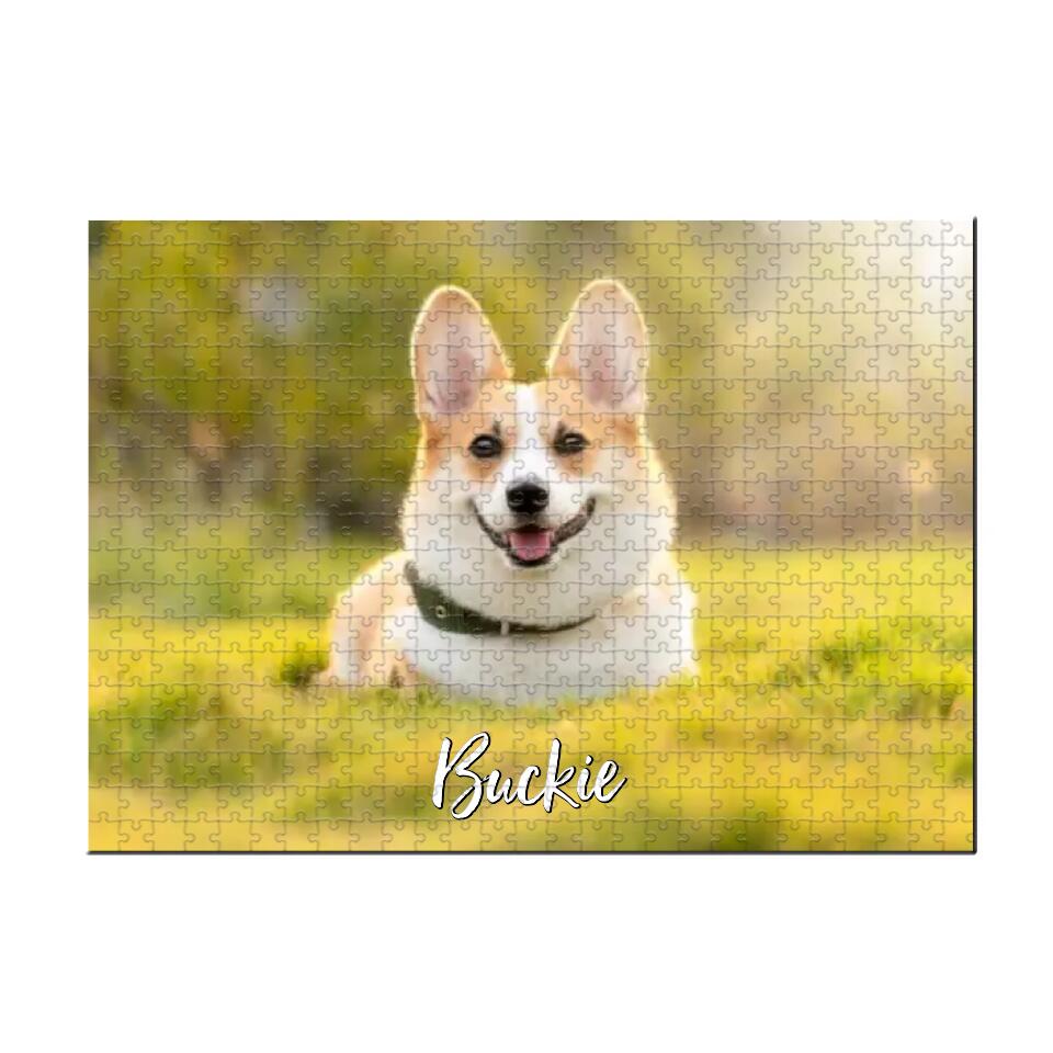 A Lovely Dog/Cat Your Loved Pet - Personalized Upload Photo Horizontal Puzzle - Best Gift For Pet Lovers For Dog/Cat Lovers - 212ICNNPPZ417