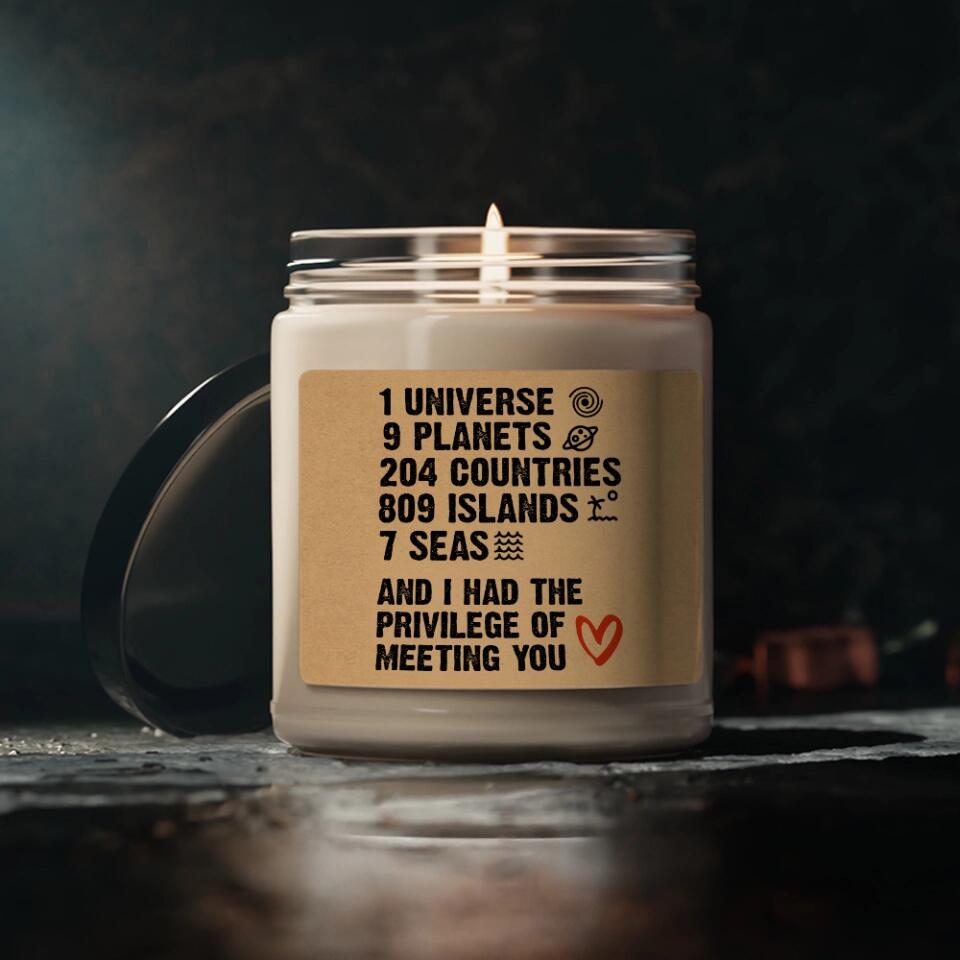 Personalized Valentine Gifts - You're Stuck With Me and No Refund Personalized Candle