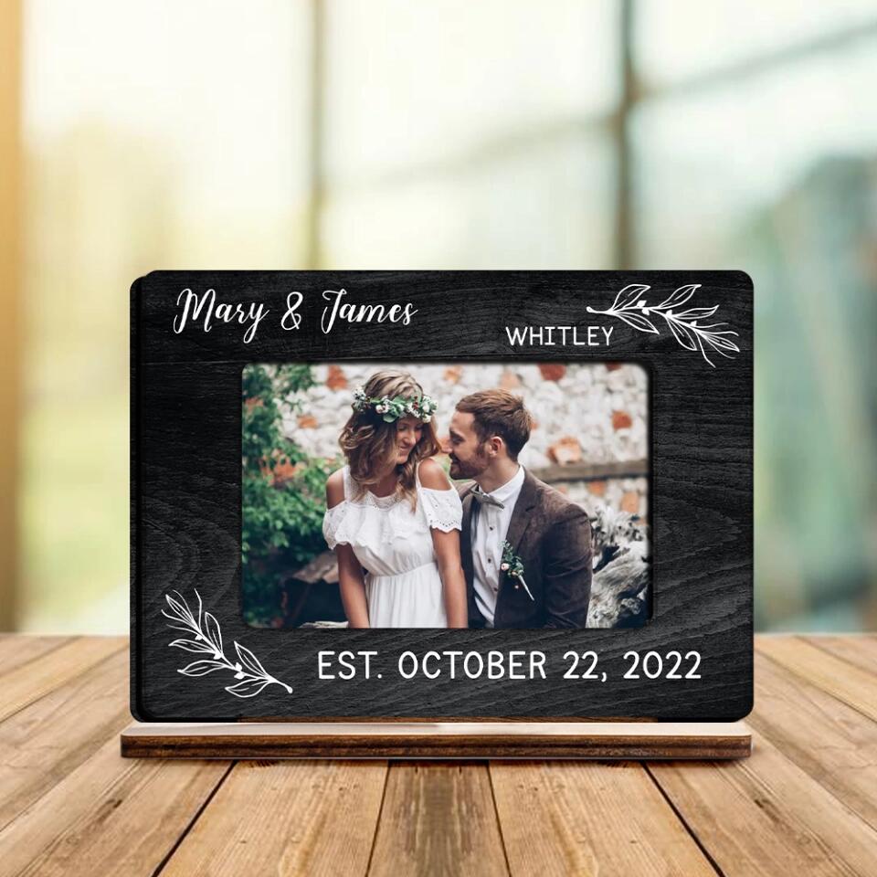 Special Home Decor Couple Goals - Personalized Upload Photo Choose The Background Wooden Plaque - Best Gift For Couple For Him/Her On Anniversary - 212IHPNPWP675