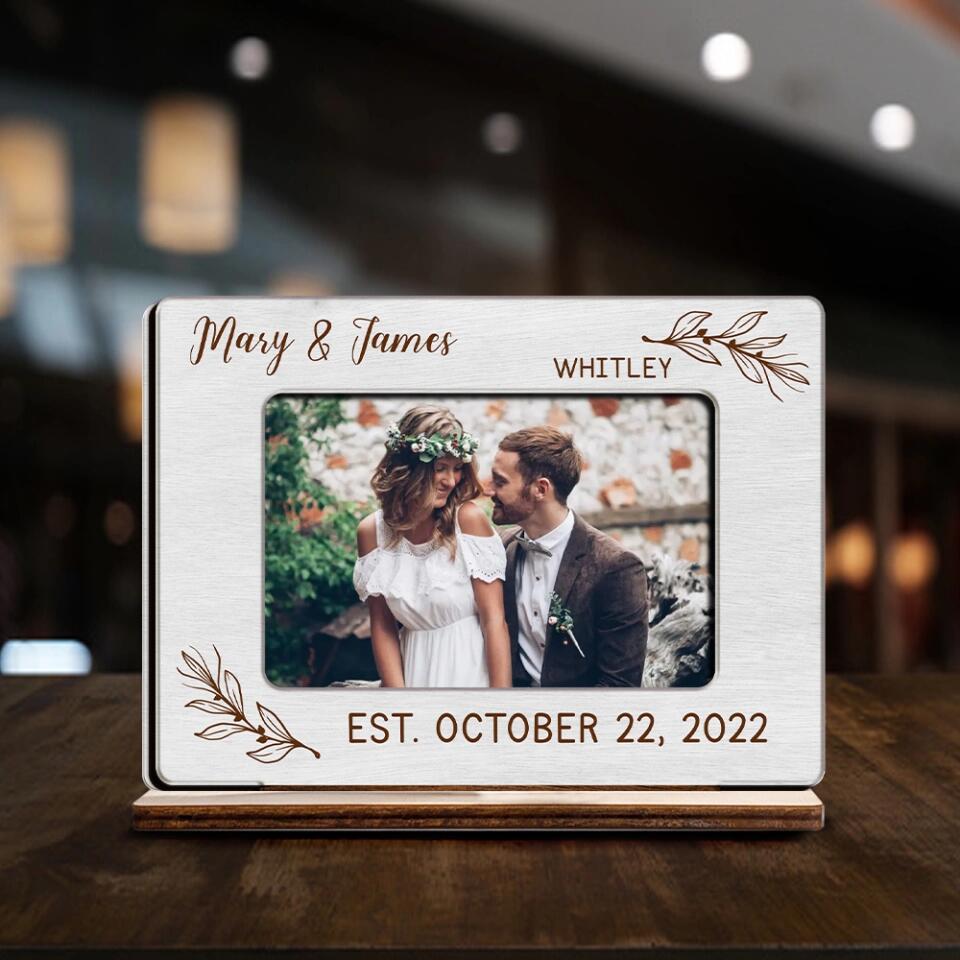 Special Home Decor Couple Goals - Personalized Upload Photo Choose The Background Wooden Plaque - Best Gift For Couple For Him/Her On Anniversary - 212IHPNPWP675