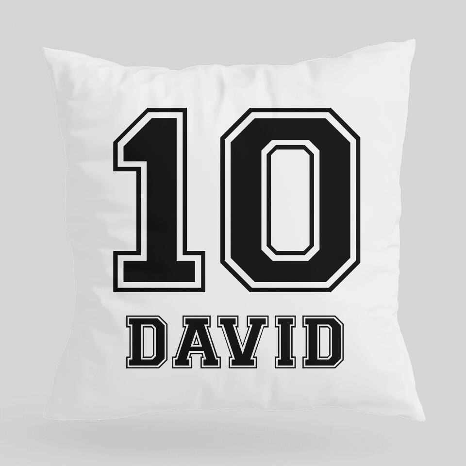 Love Football Soccer Basketball Baseball Personalized Canvas Pillow Gift For Sport Lover