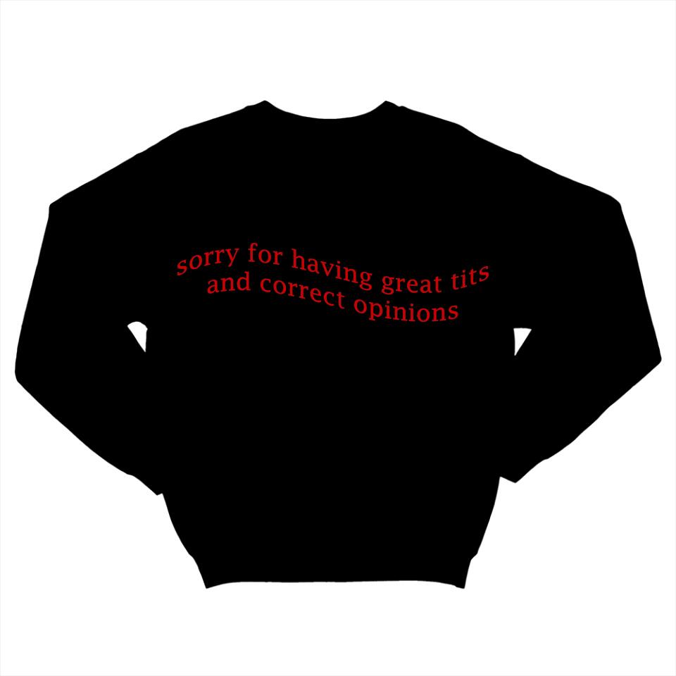 Sorry For Having Great Tits and Correct Opinions - Funny Tshirt Sweater - Best Funny Sorry Gifts For Him Husband - 301IHPVSTS032