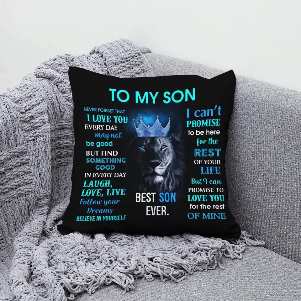 Lion To My Son/Daughter Never Forget That I Love You - Canvas Pillow