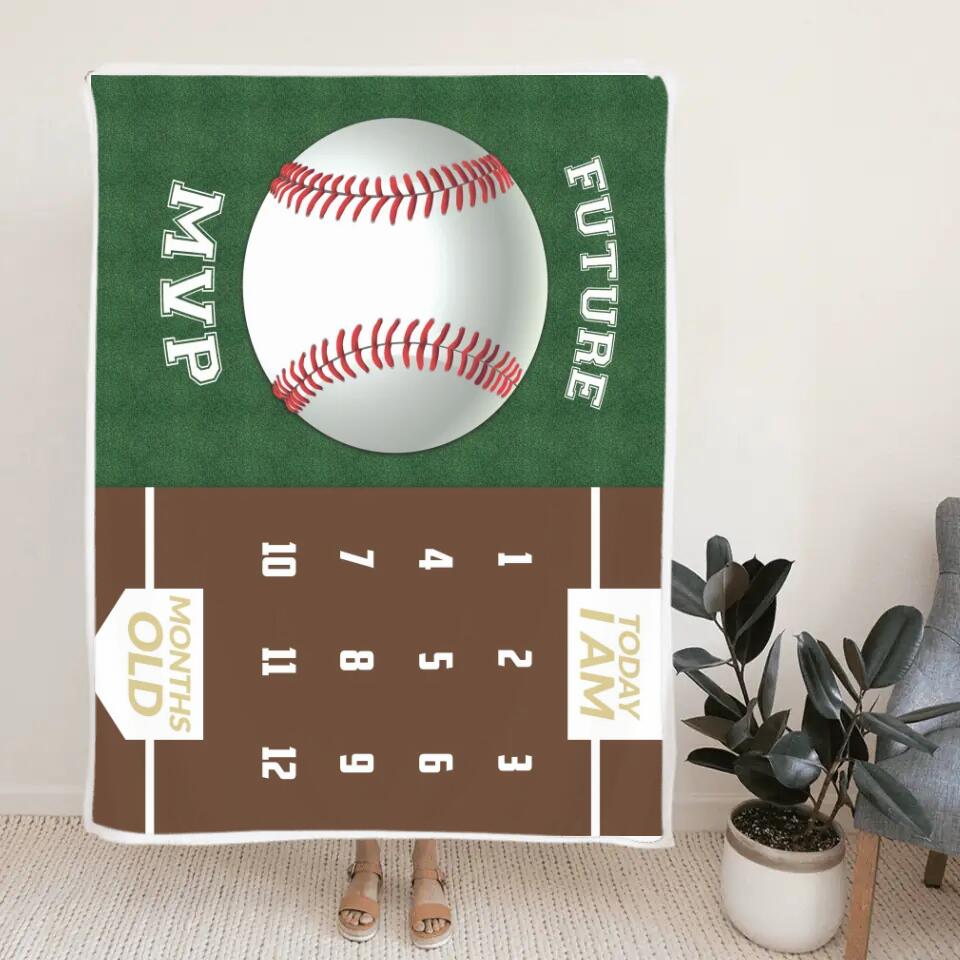 Future Goal Football Soccer Basketball Baseball Custom Blanket Gift For Son