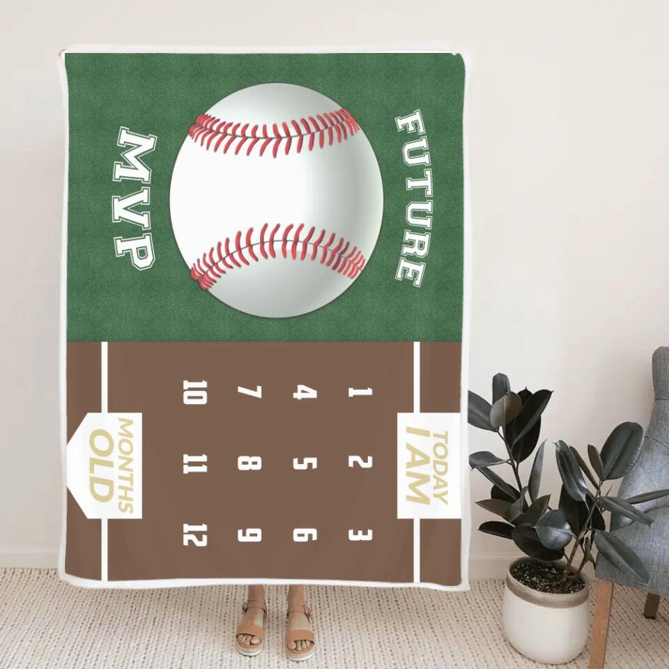 Future Goal Football Soccer Basketball Baseball Custom Blanket Gift For Son