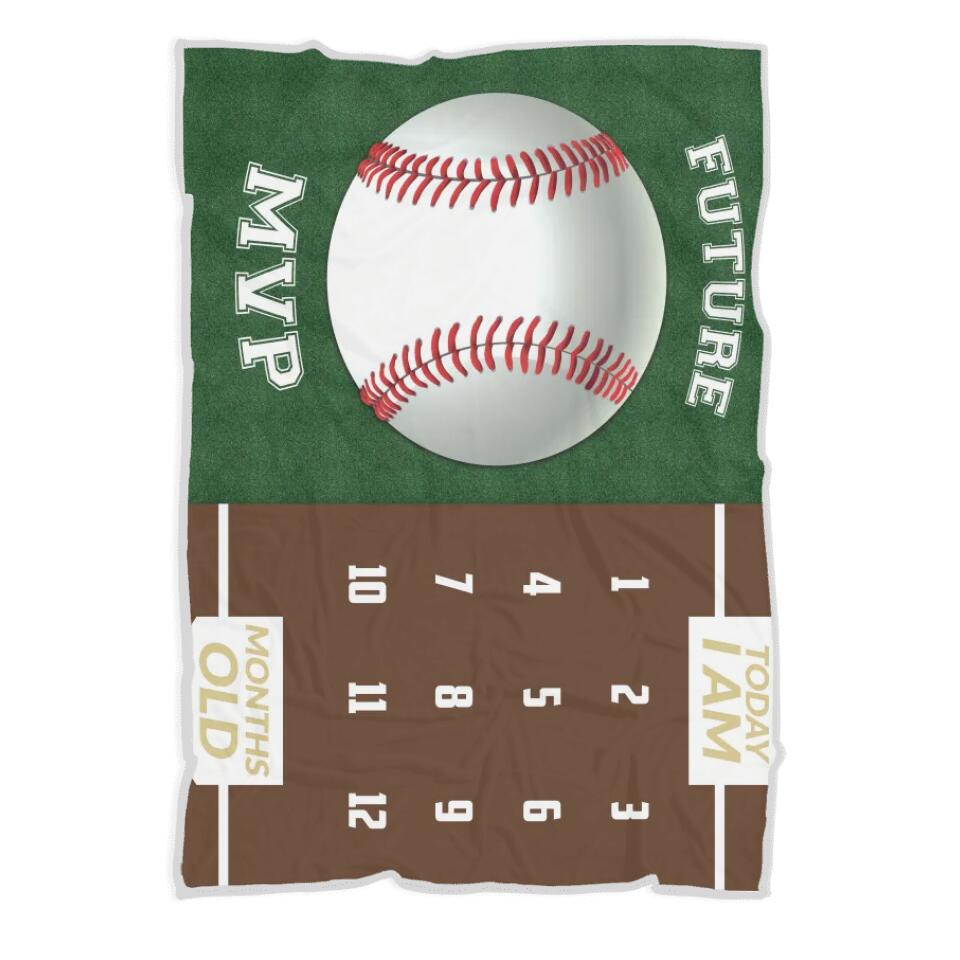Future Goal Football Soccer Basketball Baseball Custom Blanket Gift For Son