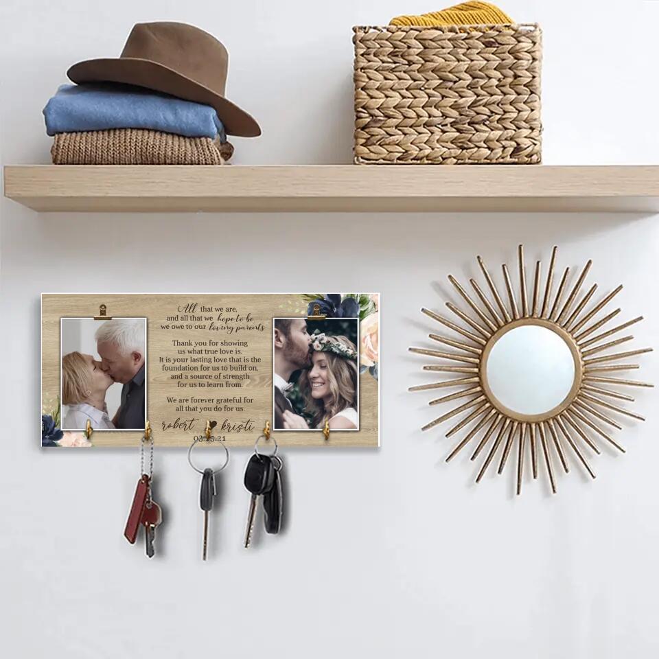 We Are Forever Grateful For All That You Do For Us Personalized Wooden Sign