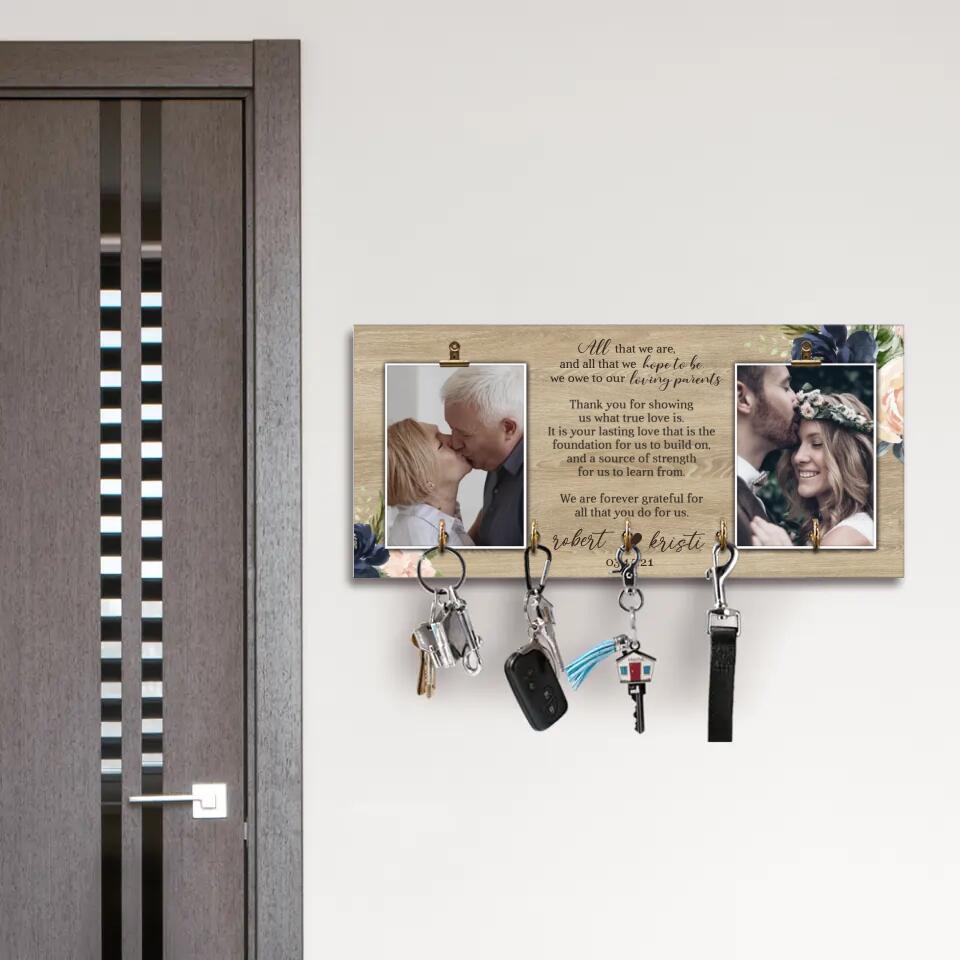 We Are Forever Grateful For All That You Do For Us Personalized Wooden Sign