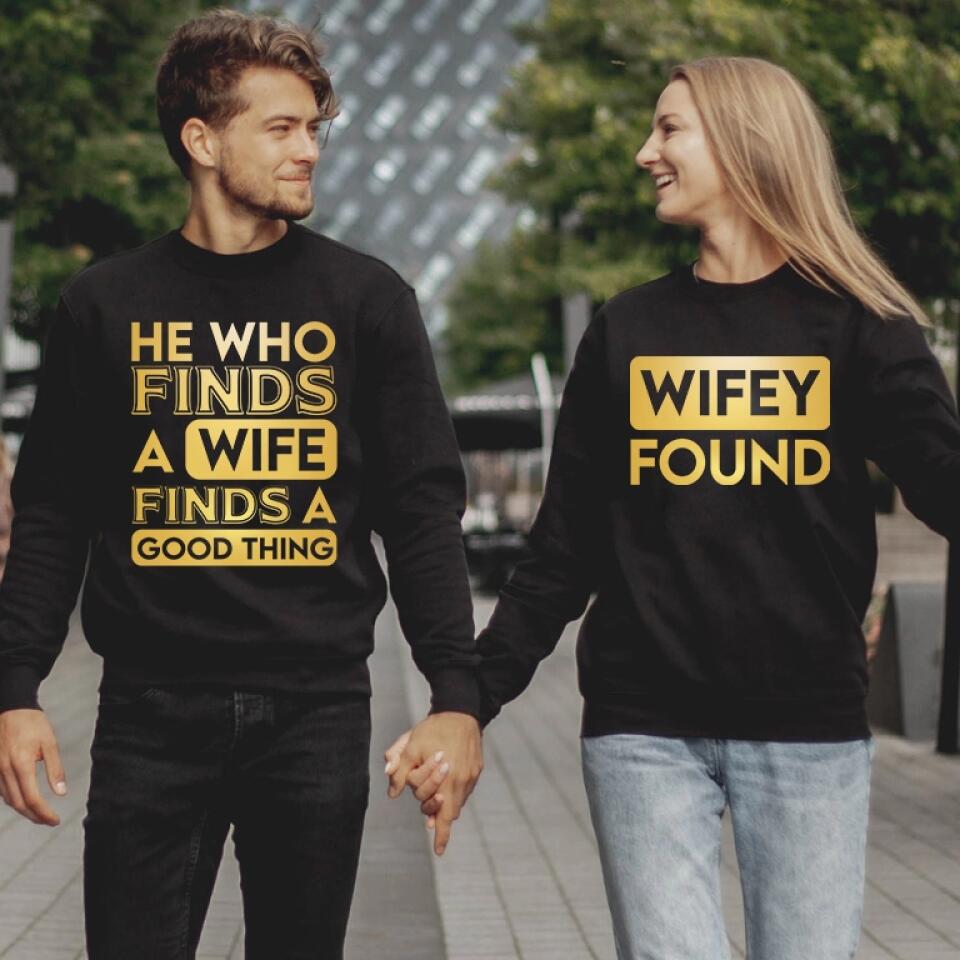 Wife Found Couples Shirt Anniversary Gifts