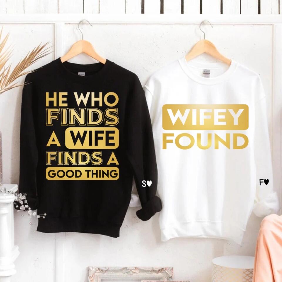 Wife Found Couples Shirt Anniversary Gifts