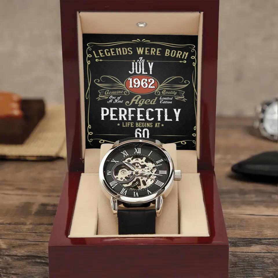 Legends Were Born One Of A Kind Limited Edition Personalized Watch