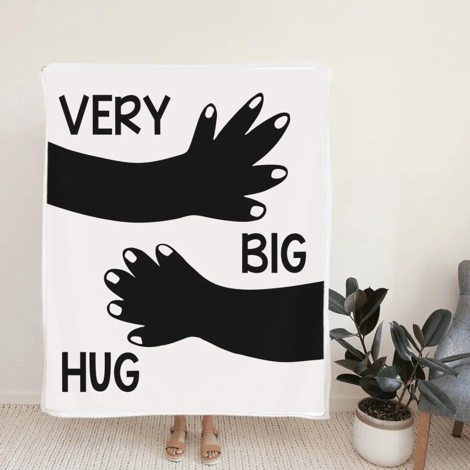 Very Big Hug - Special Blanket Virtual Hug - Sorry Gift For Him/Her - Best Cute Gift For Sweetheart