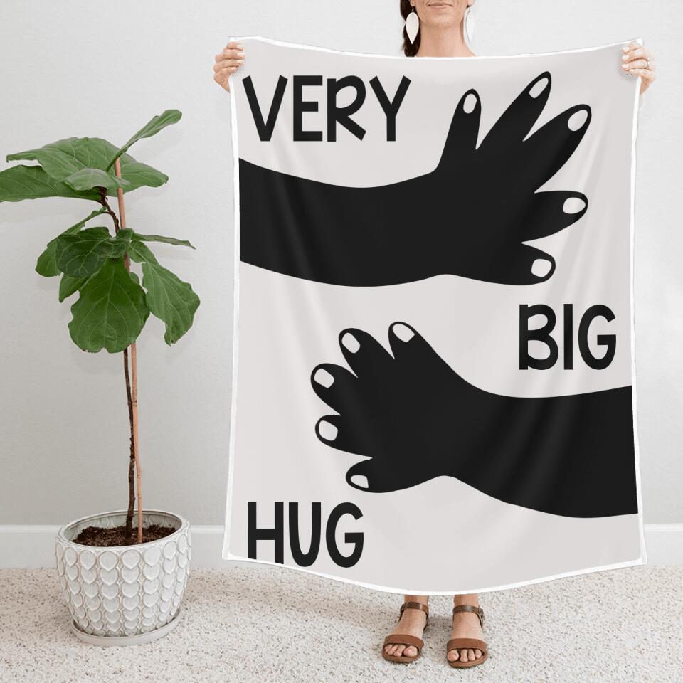 Very Big Hug - Special Blanket Virtual Hug - Sorry Gift For Him/Her - Best Cute Gift For Sweetheart