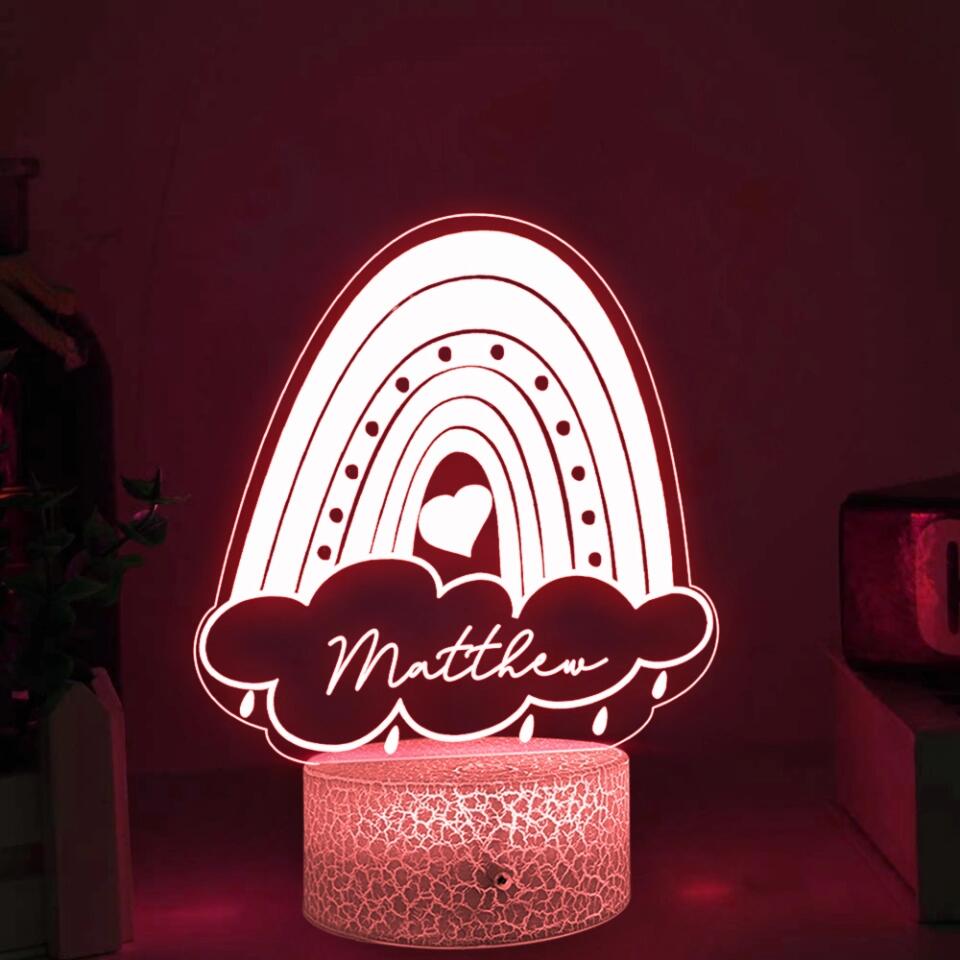 Custom Style And Name 3D Led Light - Beautiful Light For Kids For Children - Best Home Decor Cozy Room For Kids - 301IHPLNLL155