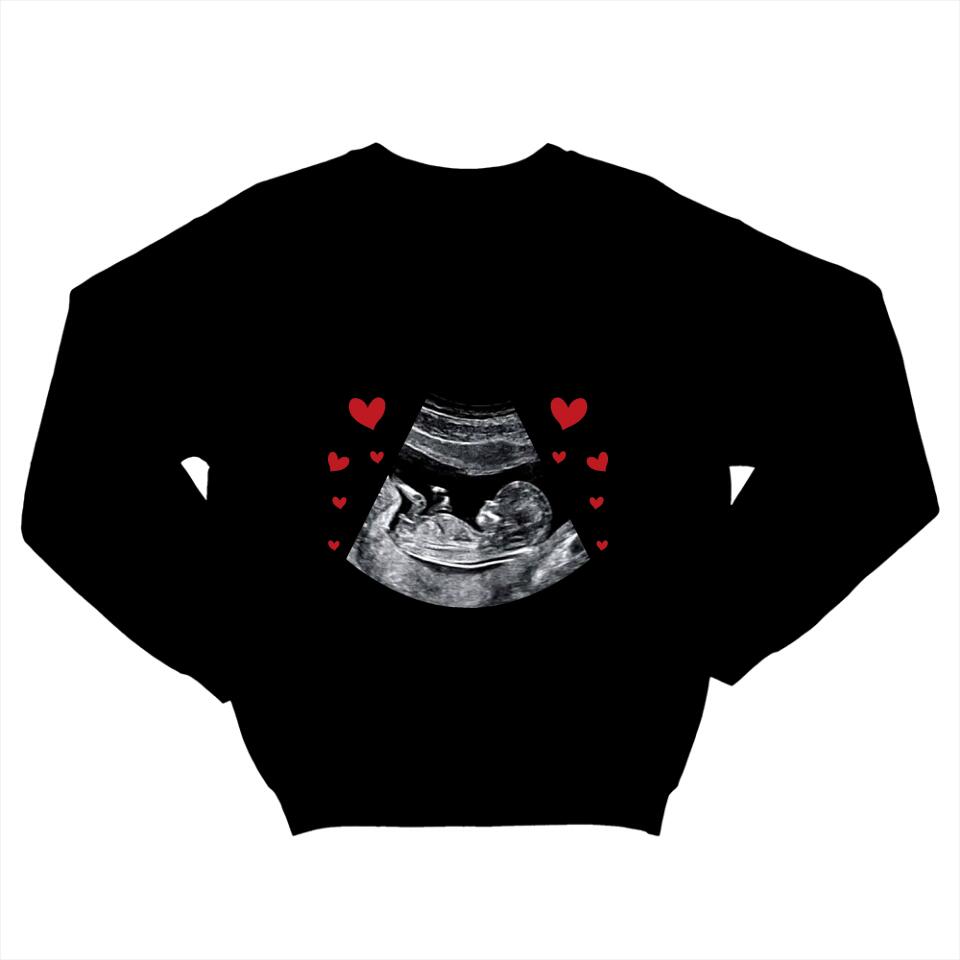 Mommy This Mother's Day I'll Be Snuggled Up In Your Tummy - Personalized T-shirt - Best Gift For Her For Mom Pregnancy Gifts For Pregnant Women - 302IHPNPTS240