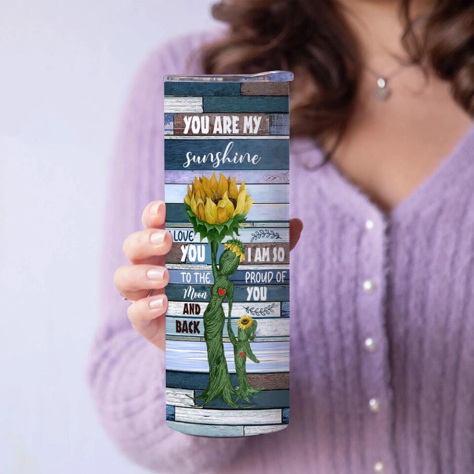 You Are My Sunshine - Sunflower Skinny Tumbler