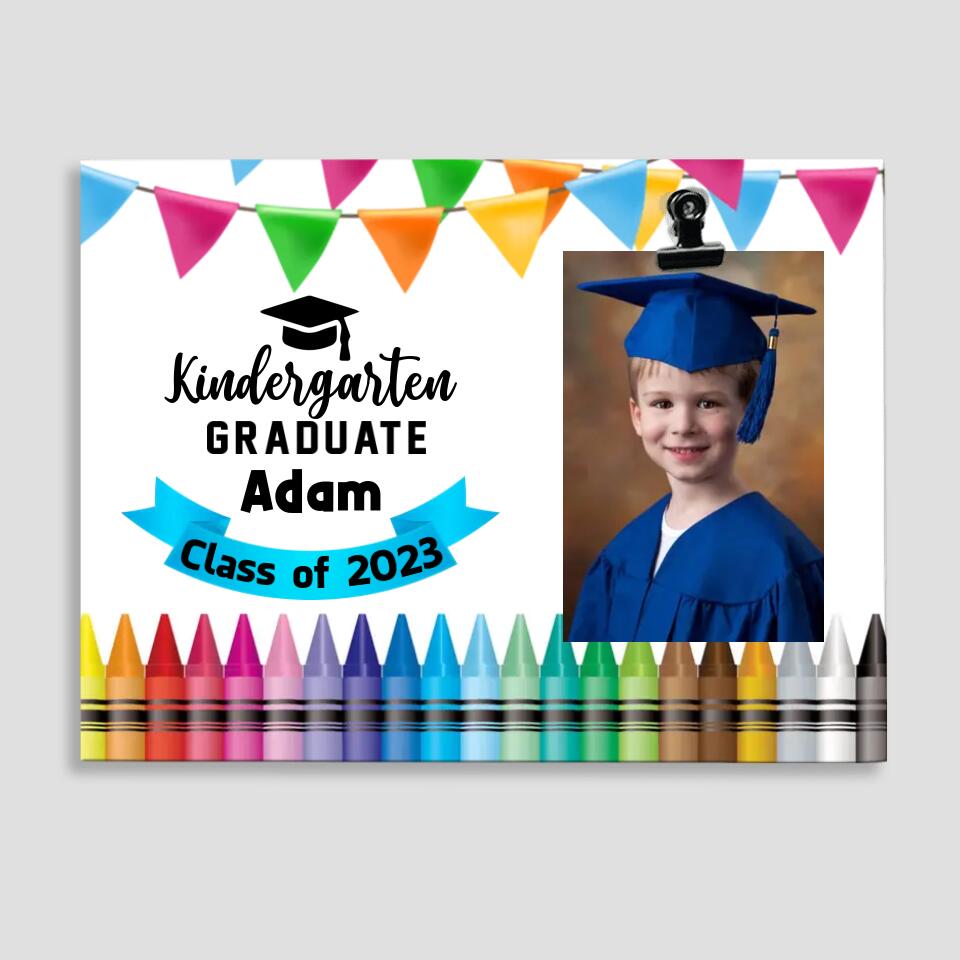 Kindergarten Graduation Class Of 2025 Custom Photo Frame Graduation Gift
