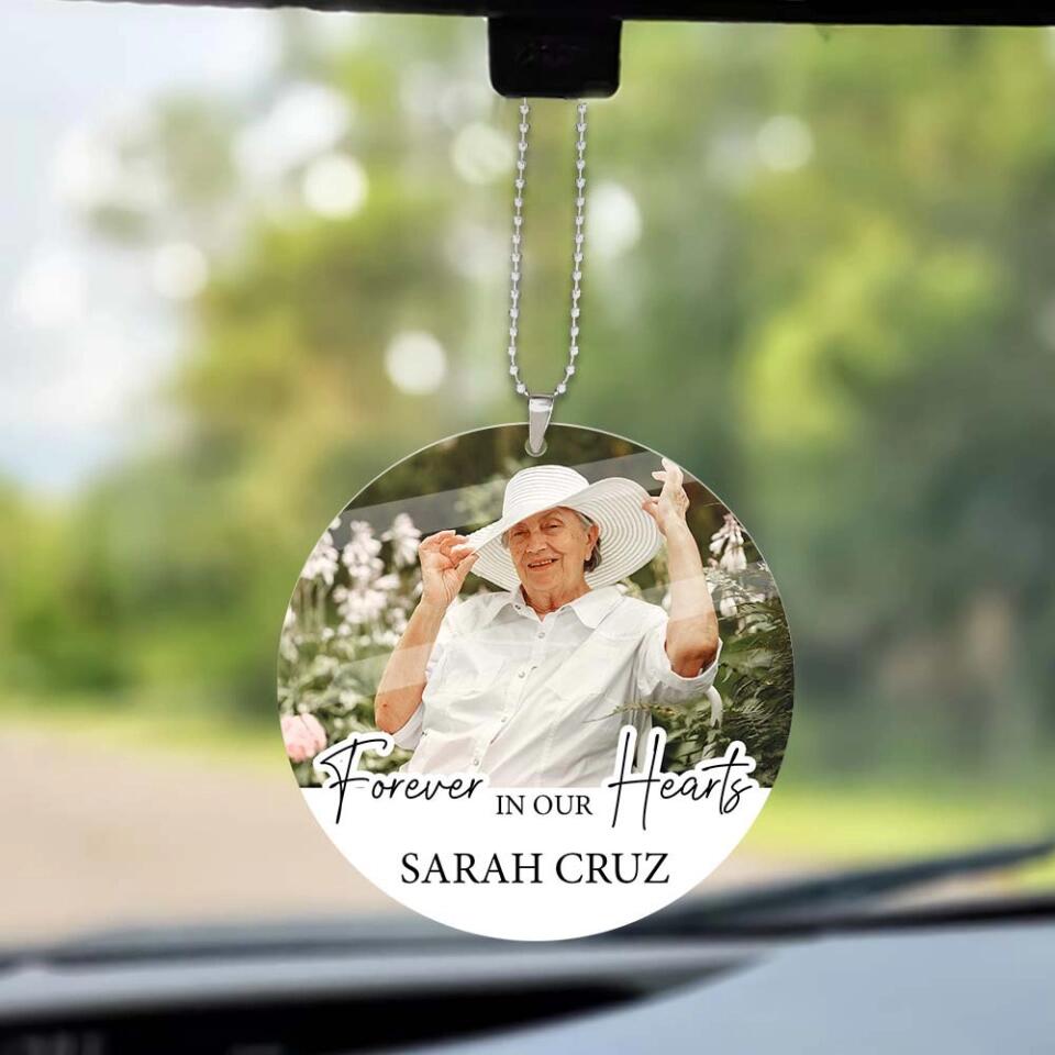 Forever in Our Heart Custom Ornament Memorial Gift For Loss