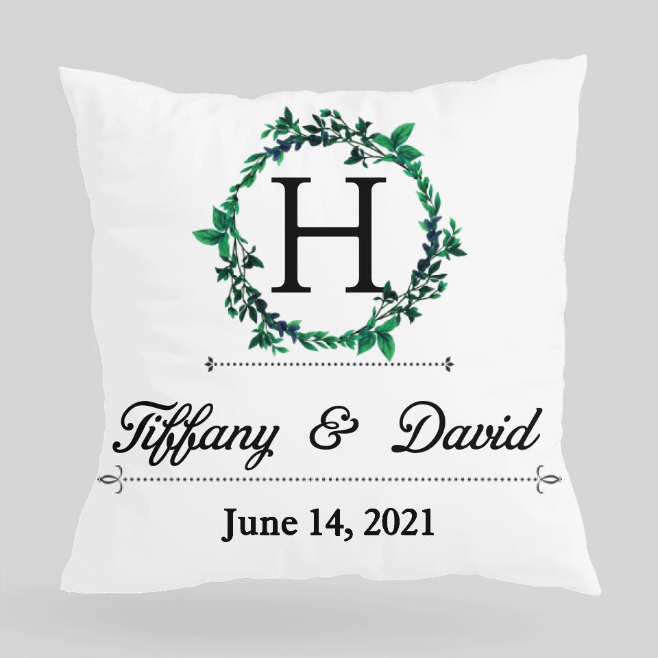 Personalized Anniversary Gift for Him, Birthday Present - 2nd 4th 12th Pillow Gift, Home Decor, Gift for Her - 208IHNTHPI510