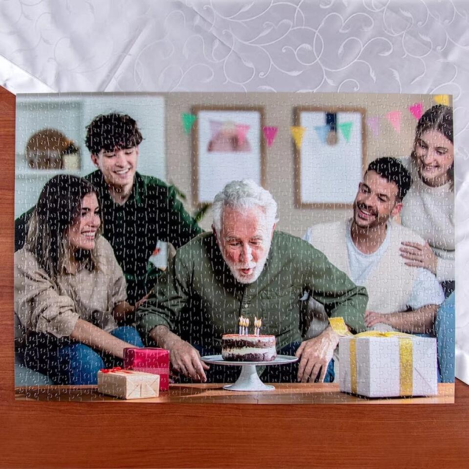 Birthday Gift, Wedding Gift, Anniversary Gift, Wedding Gift, Custom Puzzle, Jigsaw Puzzle, Picture Puzzle, Photo Puzzle - Best Gift For Familly Couple Parents Kids - 212IHPVSPZ589