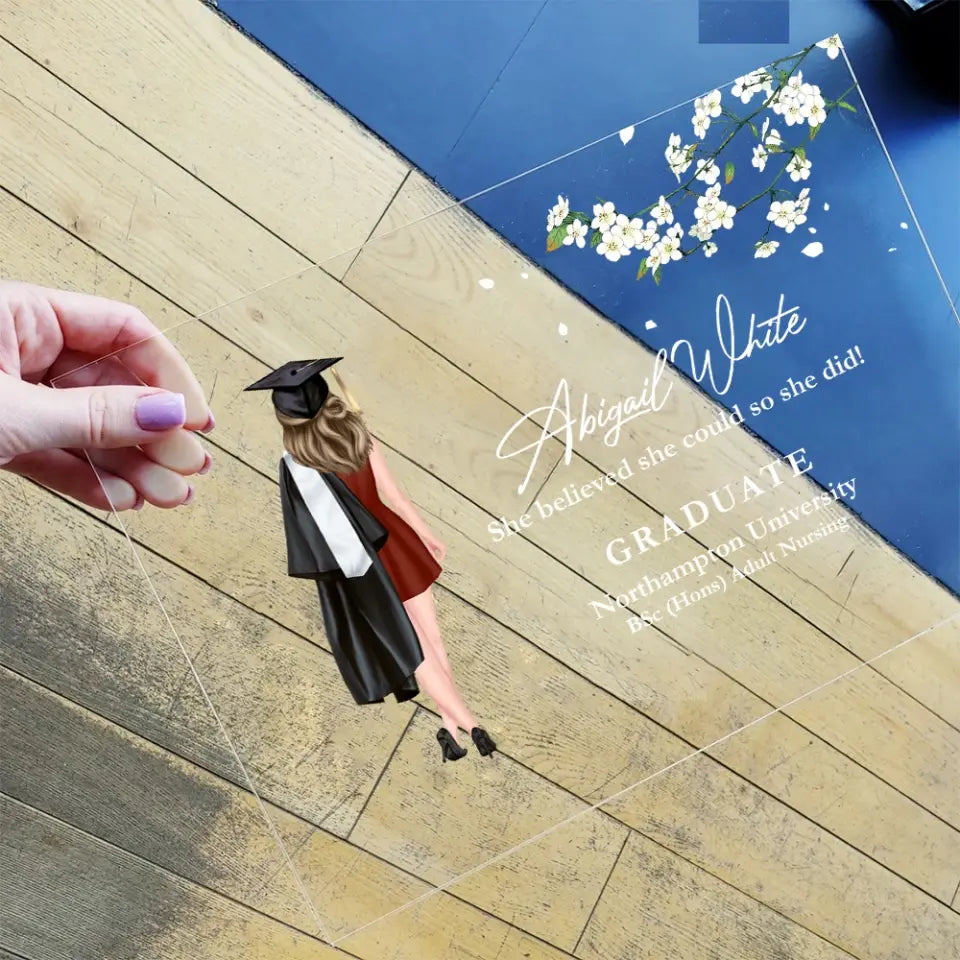 She Believed She Could So She Did - Acrylic Plaque With Stand