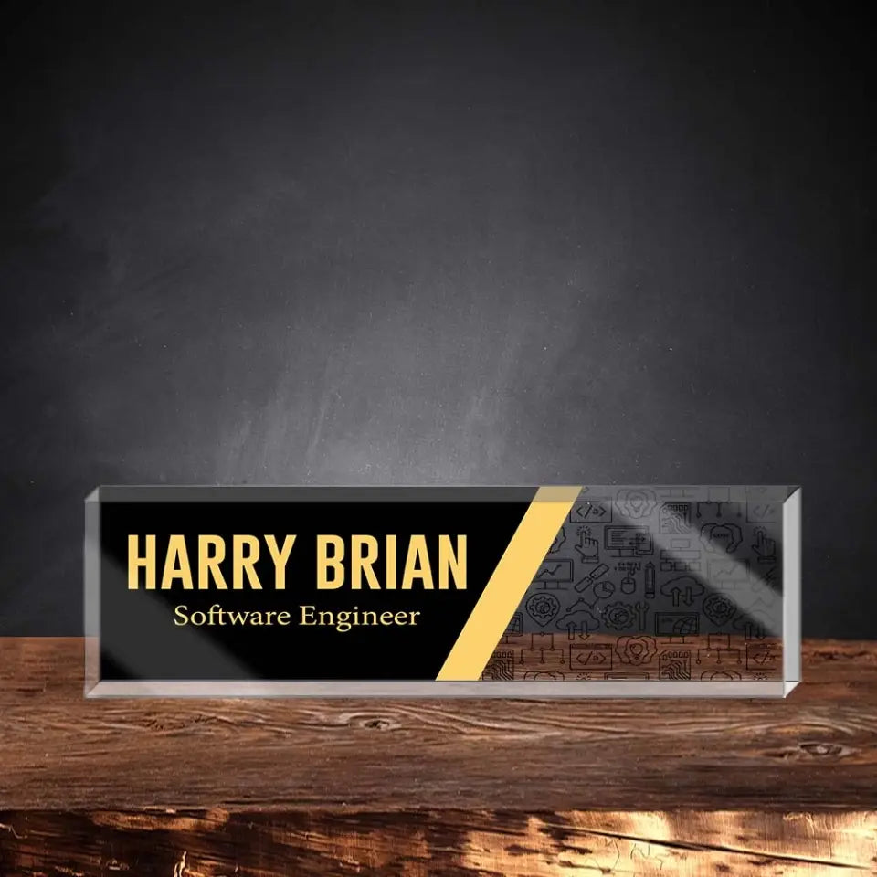Software Engineer Personalized Acrylic Plaque