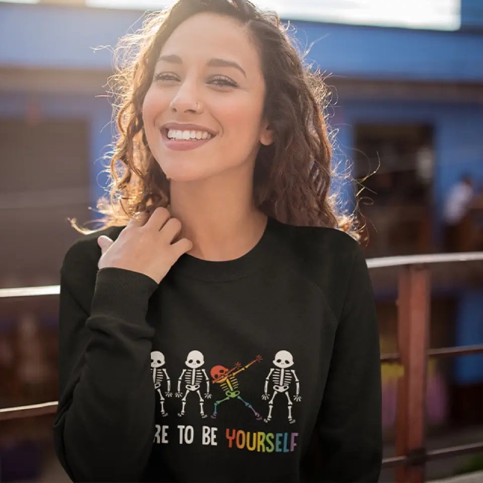 Dare To Be Yourself - Tshirt Sweater - Gift For LGBT Lesbian Gay Community | 306IHPNPTS735